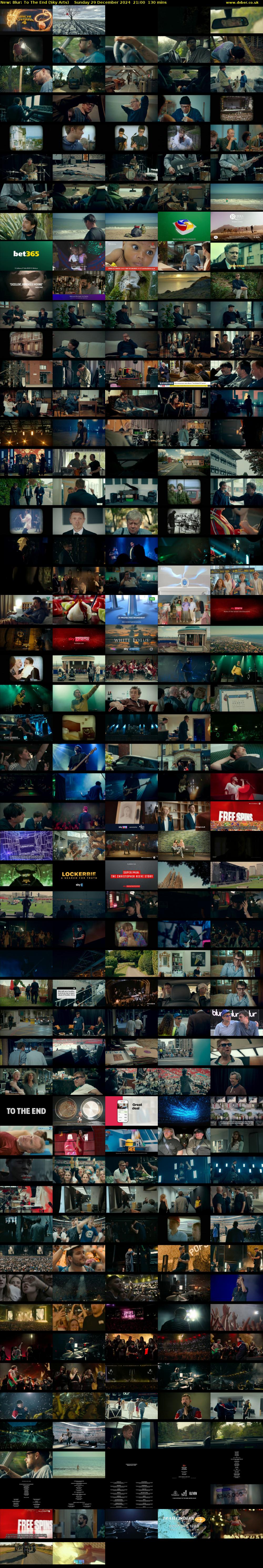 Blur: To The End (Sky Arts) Sunday 29 December 2024 21:00 - 23:10