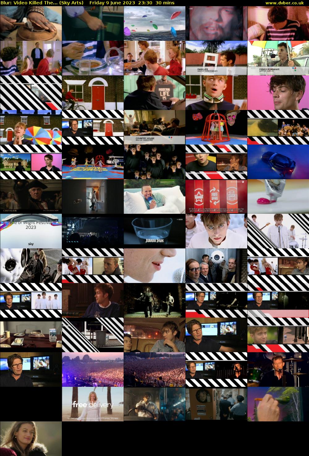 Blur: Video Killed The... (Sky Arts) Friday 9 June 2023 23:30 - 00:00