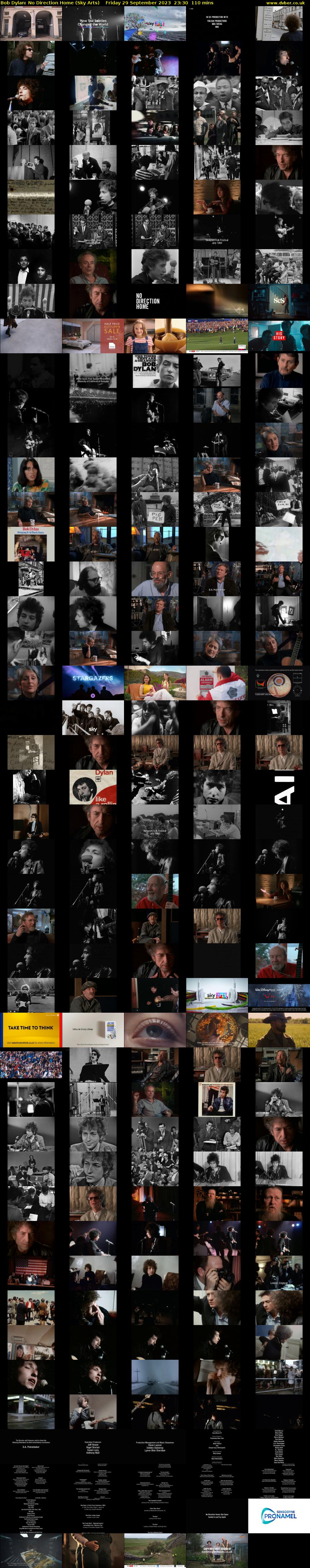 Bob Dylan: No Direction Home (Sky Arts) Friday 29 September 2023 23:30 - 01:20