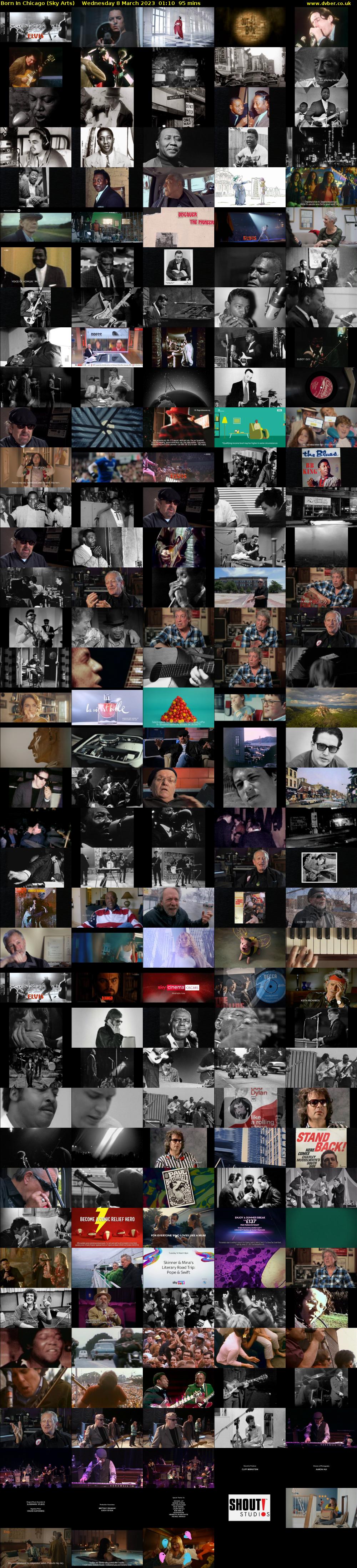 Born In Chicago (Sky Arts) Wednesday 8 March 2023 01:10 - 02:45