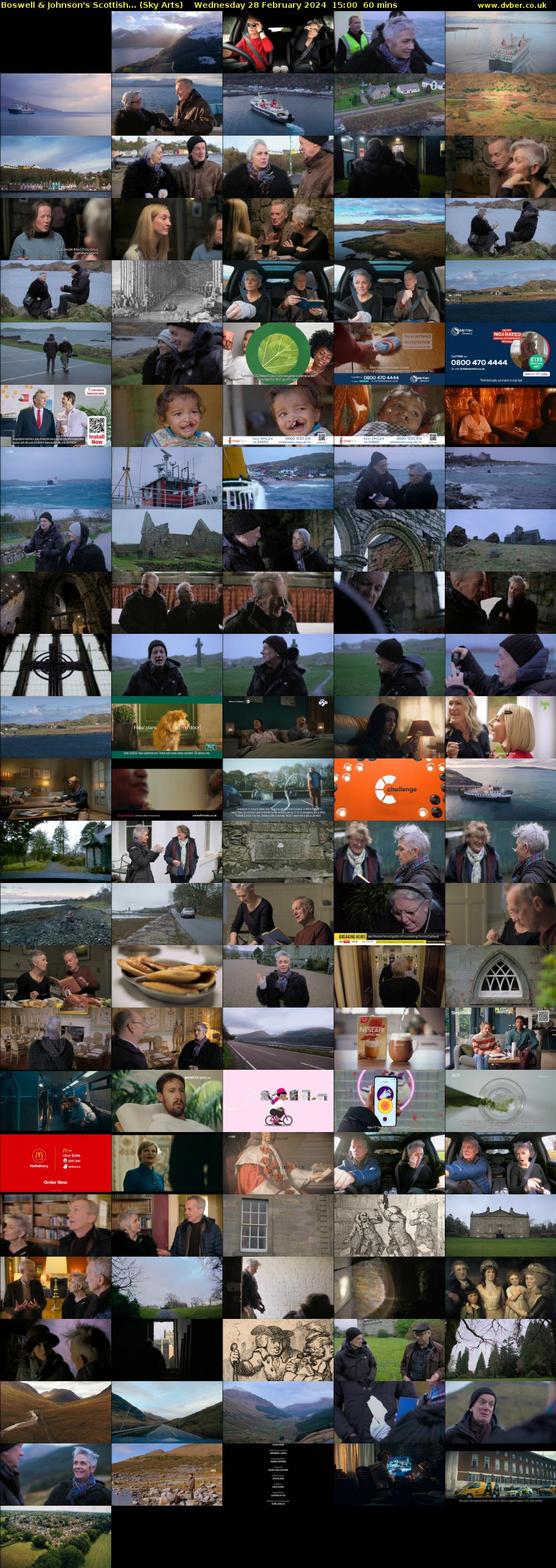 Boswell & Johnson's Scottish... (Sky Arts) Wednesday 28 February 2024 15:00 - 16:00