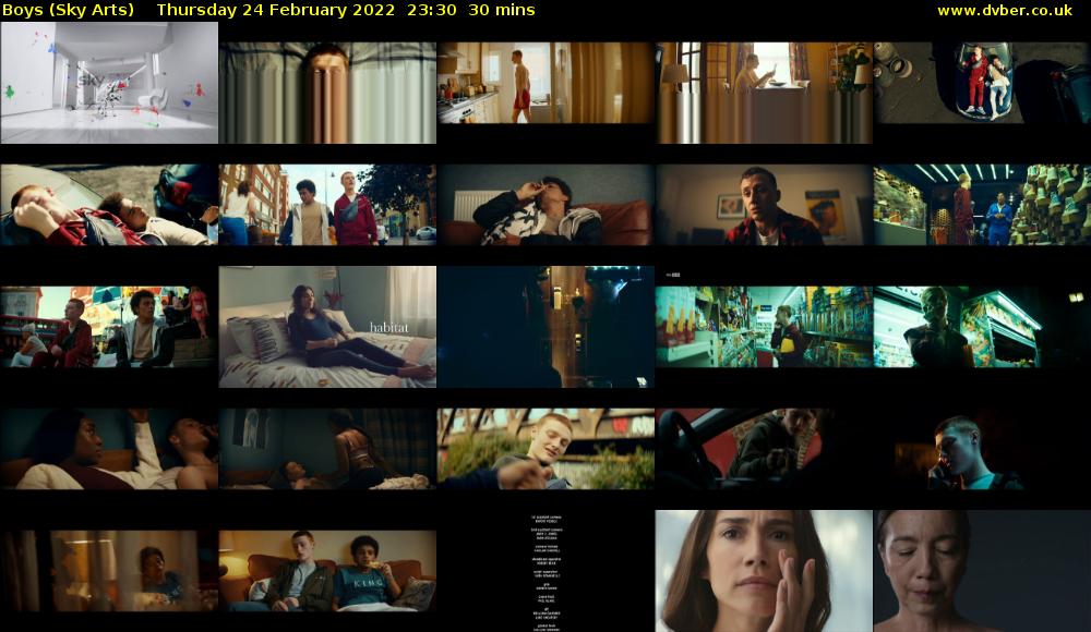 Boys (Sky Arts) Thursday 24 February 2022 23:30 - 00:00