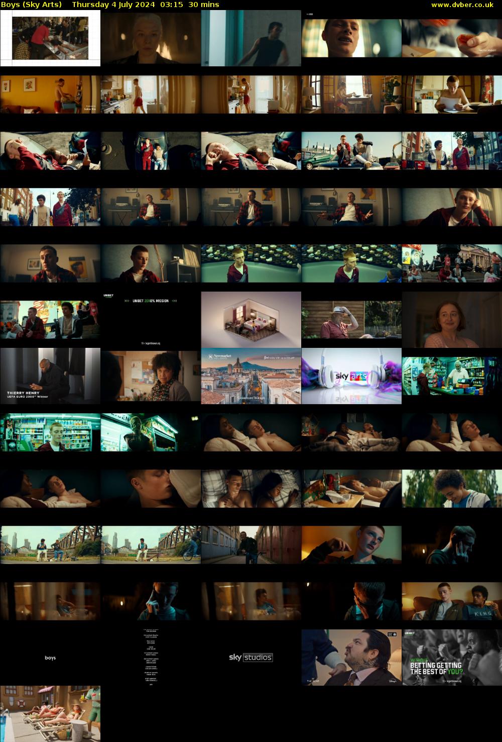 Boys (Sky Arts) Thursday 4 July 2024 03:15 - 03:45