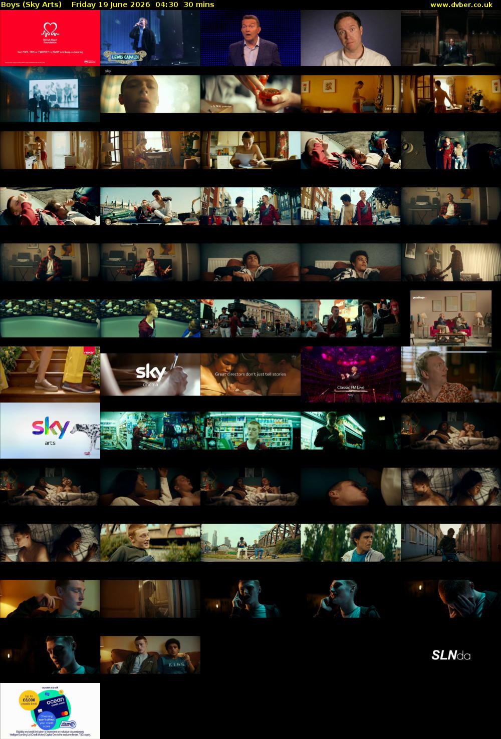 Boys (Sky Arts) Friday 19 June 2026 04:30 - 05:00