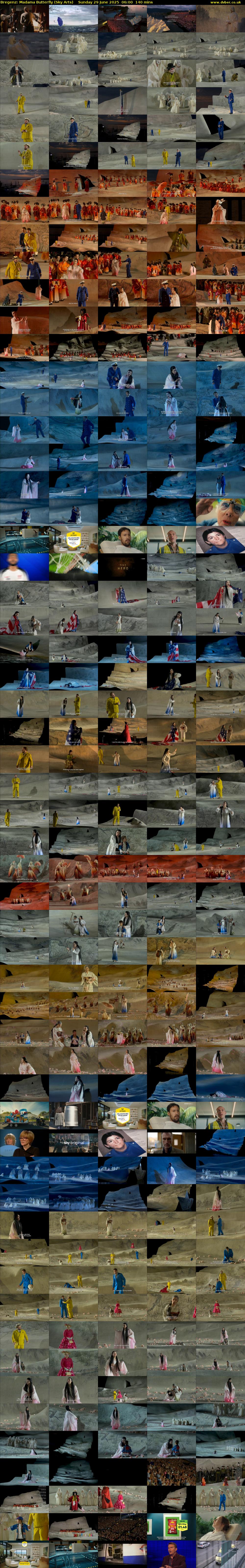 Bregenz: Madama Butterfly (Sky Arts) Sunday 29 June 2025 06:00 - 08:20
