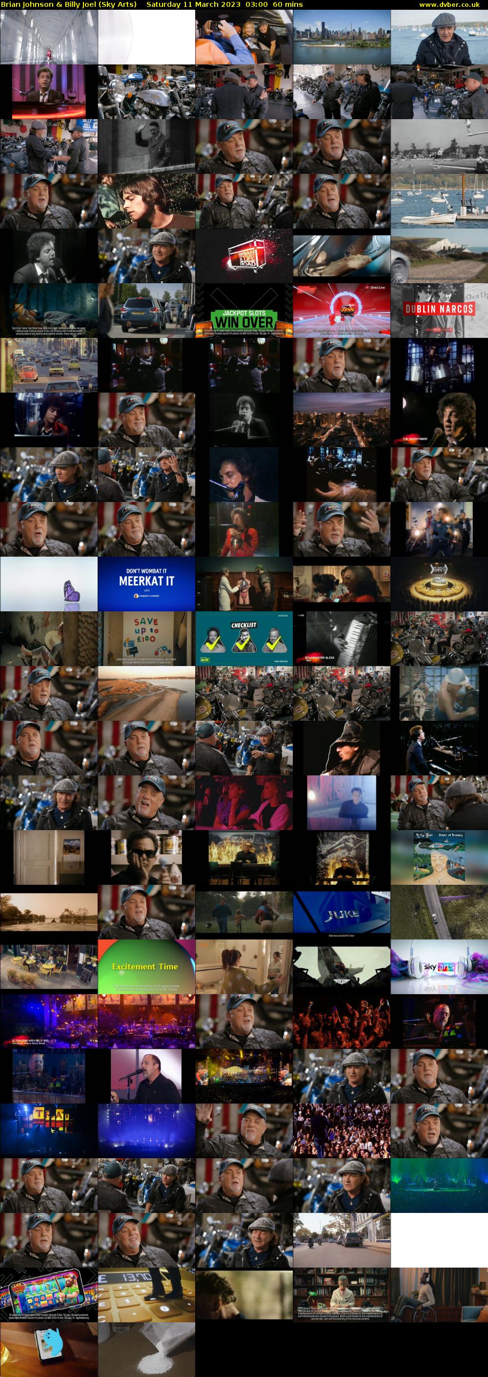 Brian Johnson & Billy Joel (Sky Arts) Saturday 11 March 2023 03:00 - 04:00
