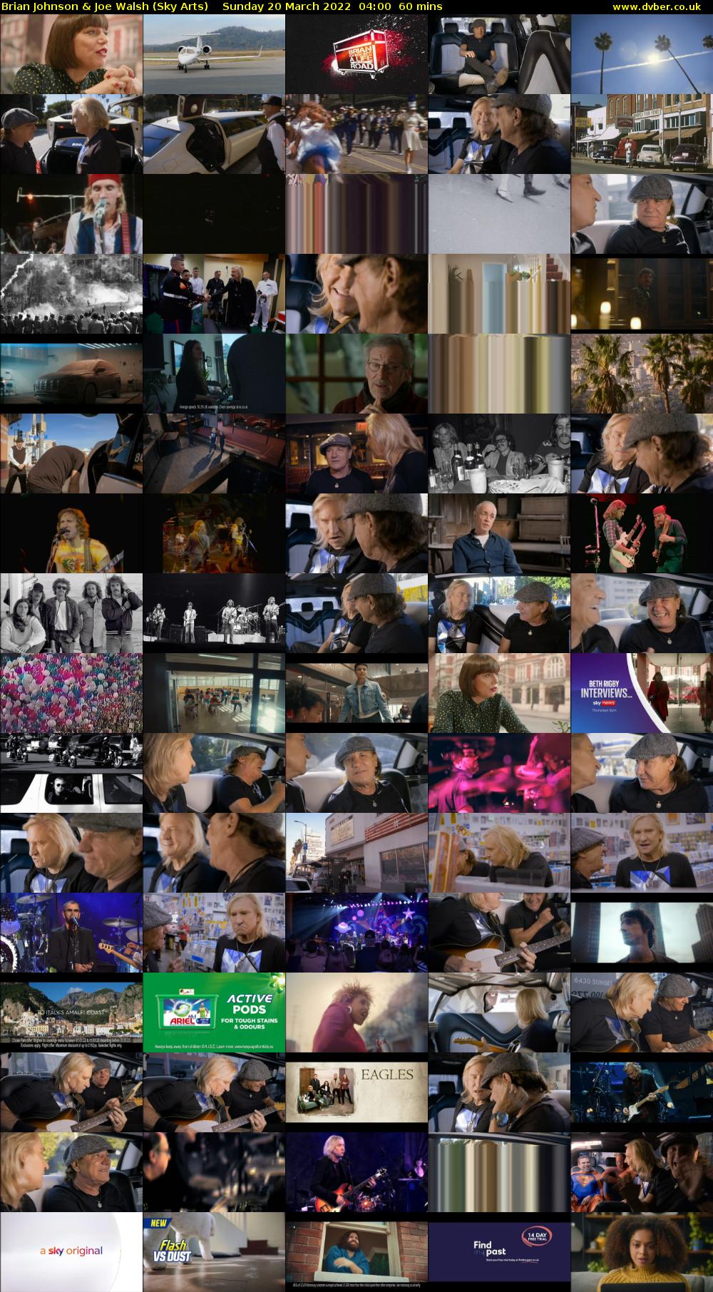 Brian Johnson & Joe Walsh (Sky Arts) Sunday 20 March 2022 04:00 - 05:00