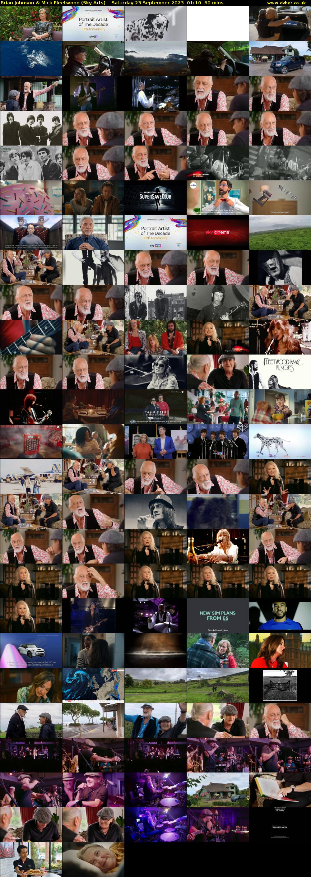 Brian Johnson & Mick Fleetwood (Sky Arts) Saturday 23 September 2023 01:10 - 02:10