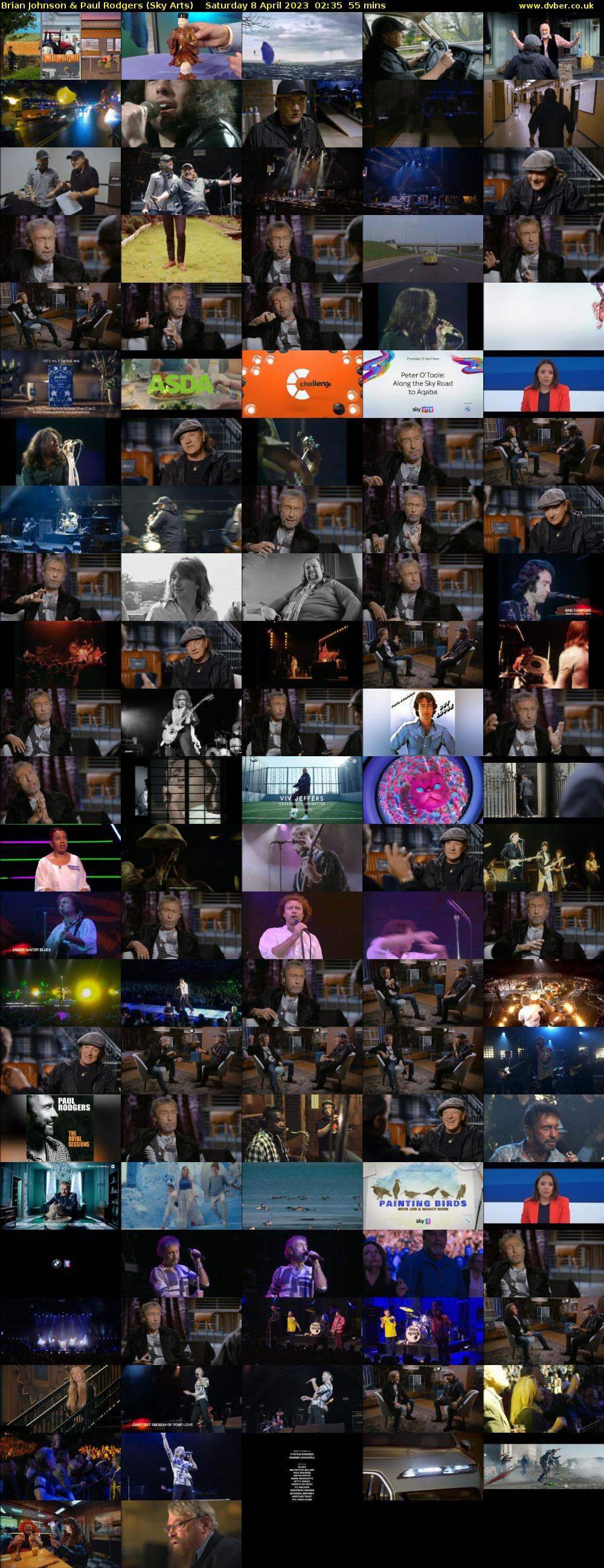 Brian Johnson & Paul Rodgers (Sky Arts) Saturday 8 April 2023 02:35 - 03:30