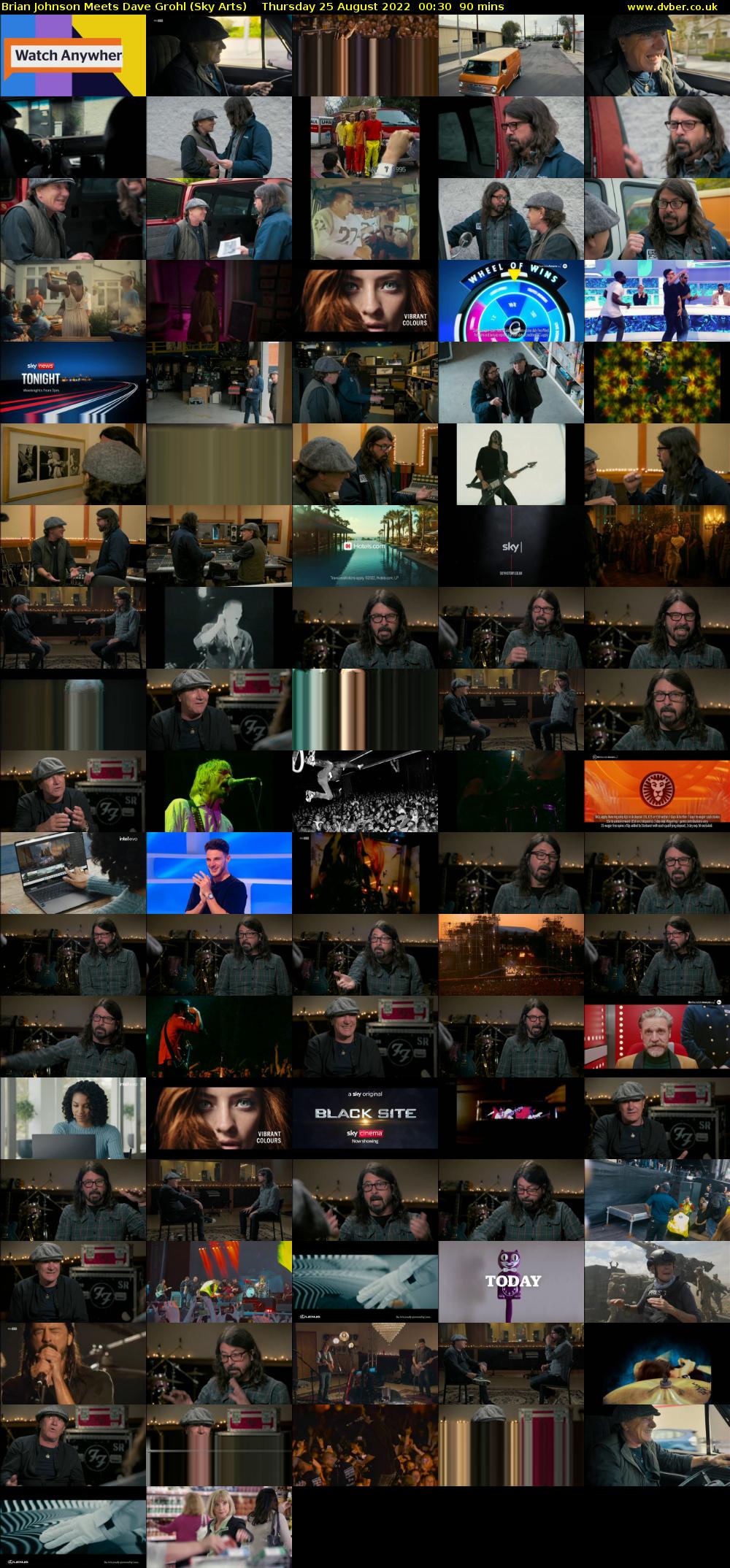 Brian Johnson Meets Dave Grohl (Sky Arts) Thursday 25 August 2022 00:30 - 02:00
