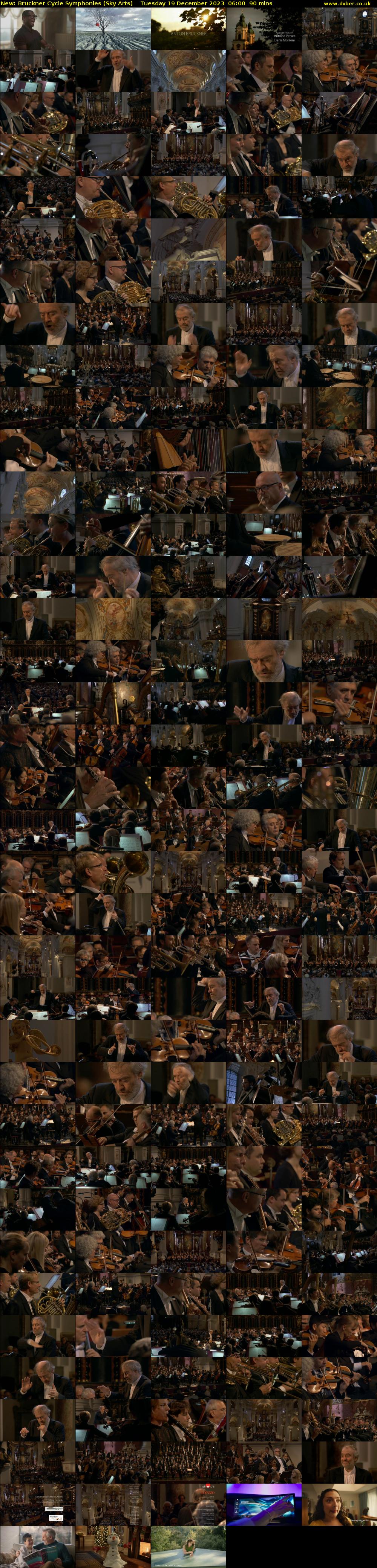 Bruckner Cycle Symphonies (Sky Arts) Tuesday 19 December 2023 06:00 - 07:30