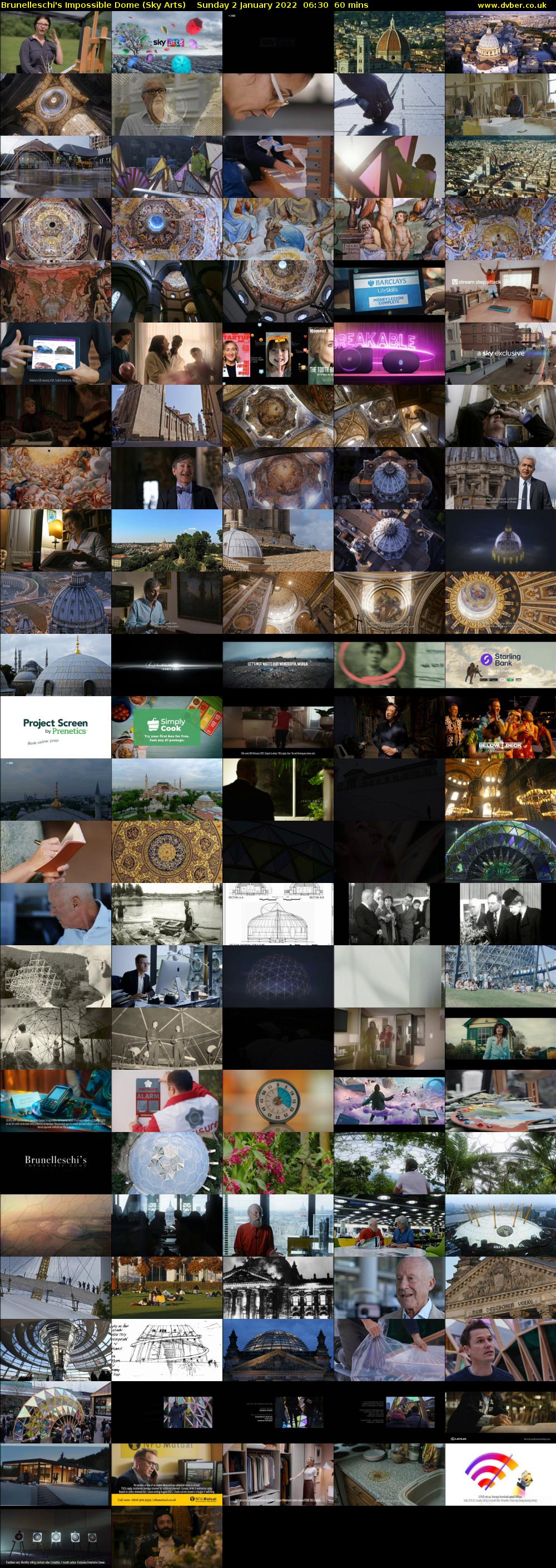 Brunelleschi's Impossible Dome (Sky Arts) Sunday 2 January 2022 06:30 - 07:30
