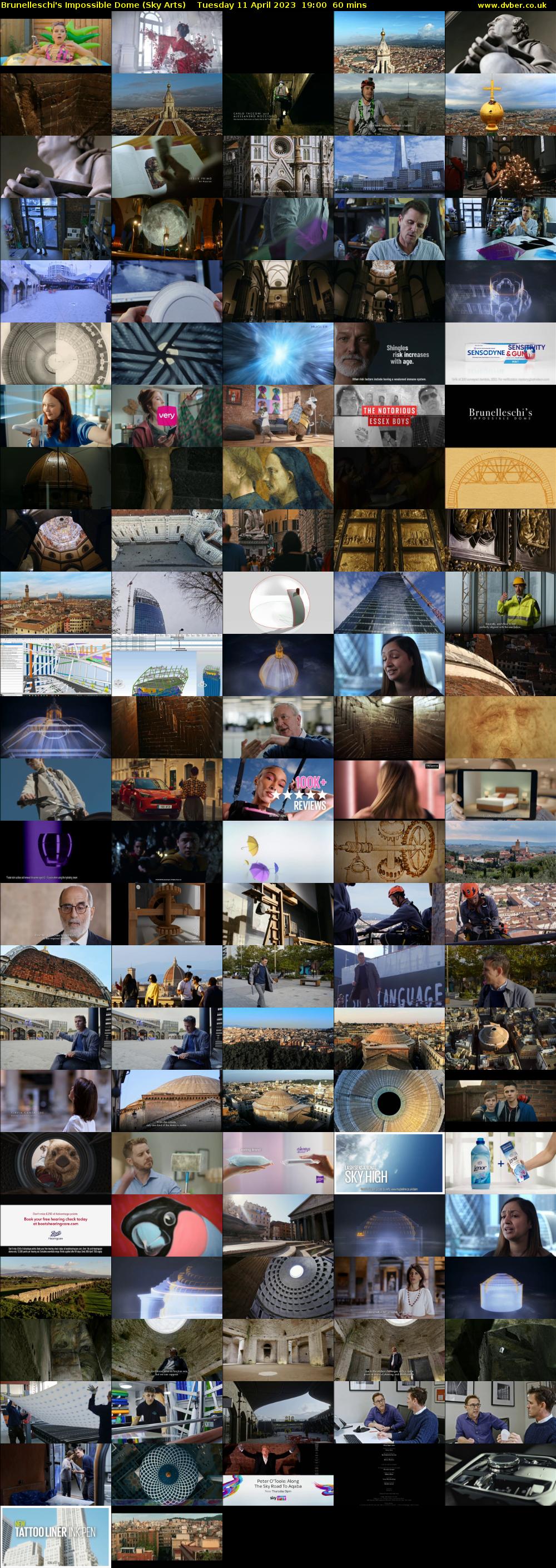 Brunelleschi's Impossible Dome (Sky Arts) Tuesday 11 April 2023 19:00 - 20:00