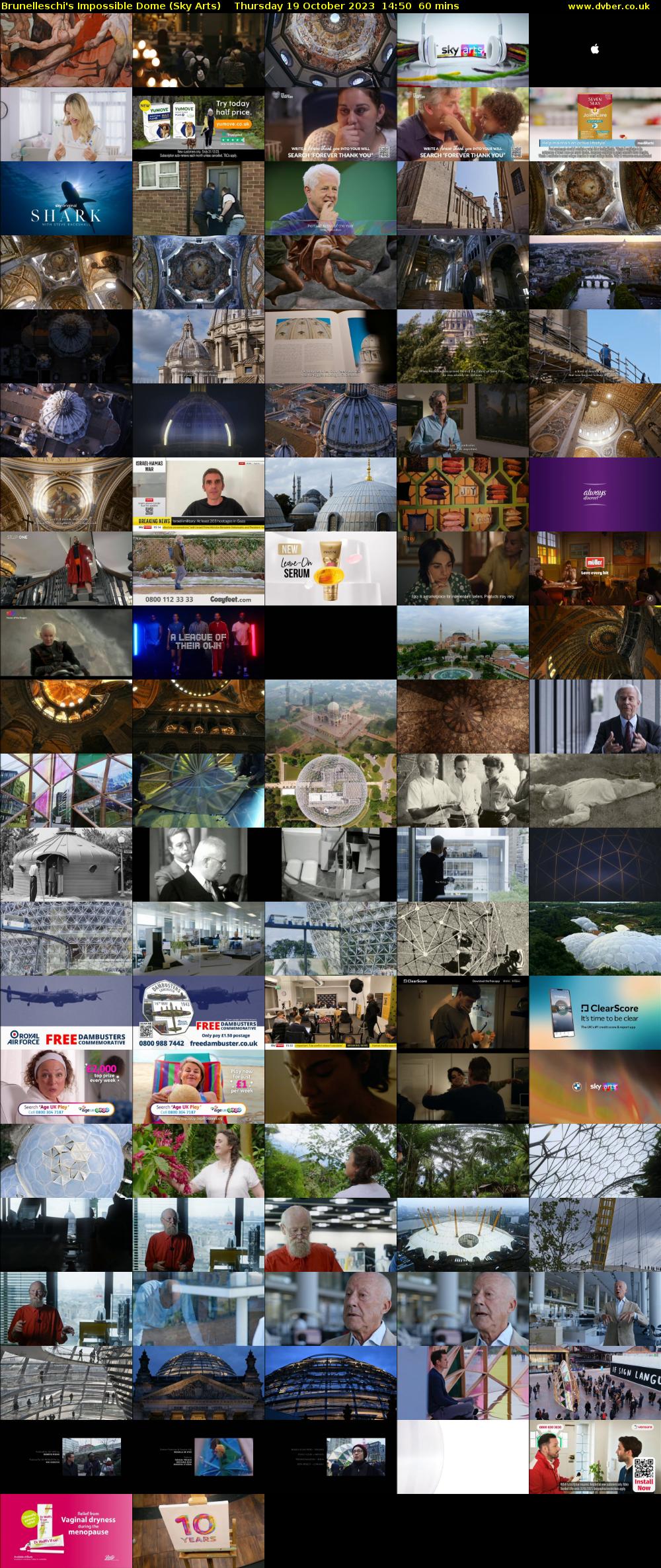 Brunelleschi's Impossible Dome (Sky Arts) Thursday 19 October 2023 14:50 - 15:50