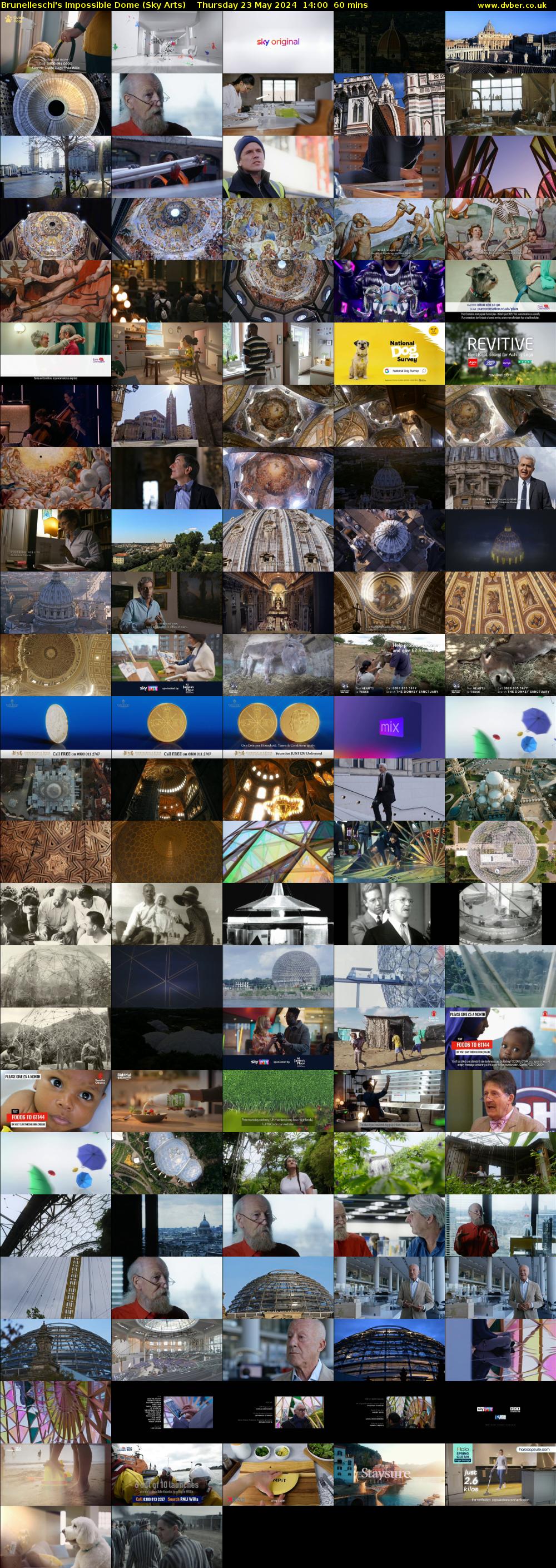 Brunelleschi's Impossible Dome (Sky Arts) Thursday 23 May 2024 14:00 - 15:00