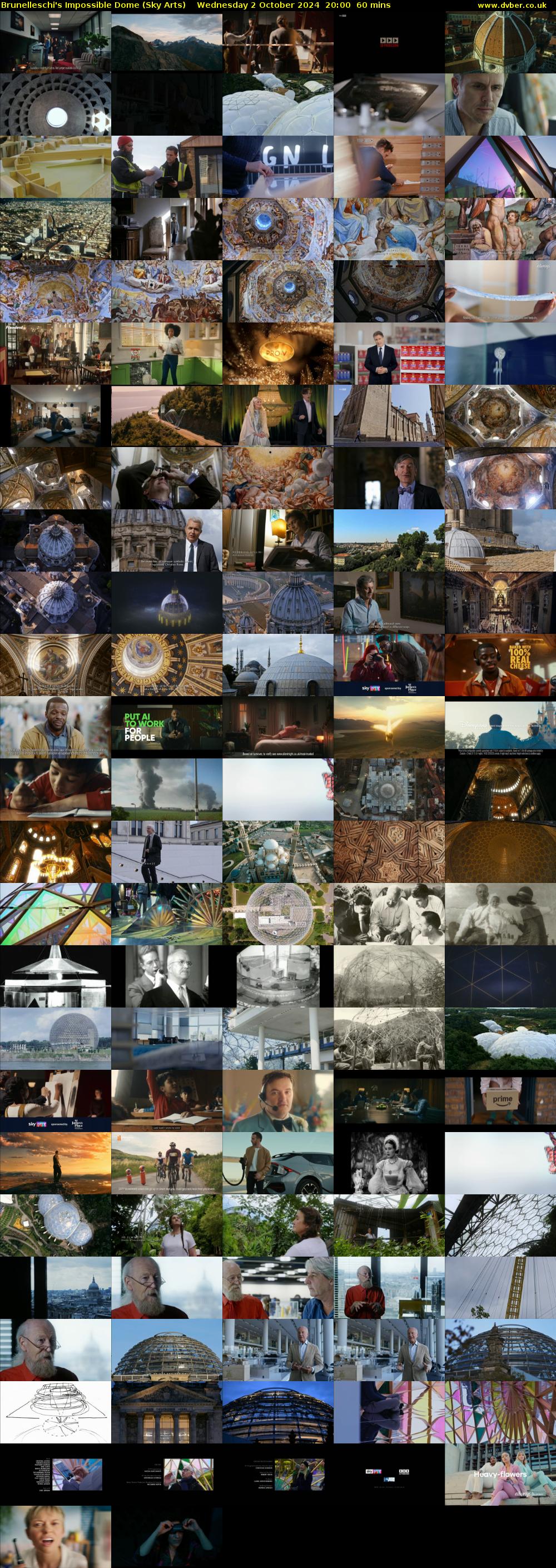 Brunelleschi's Impossible Dome (Sky Arts) Wednesday 2 October 2024 20:00 - 21:00