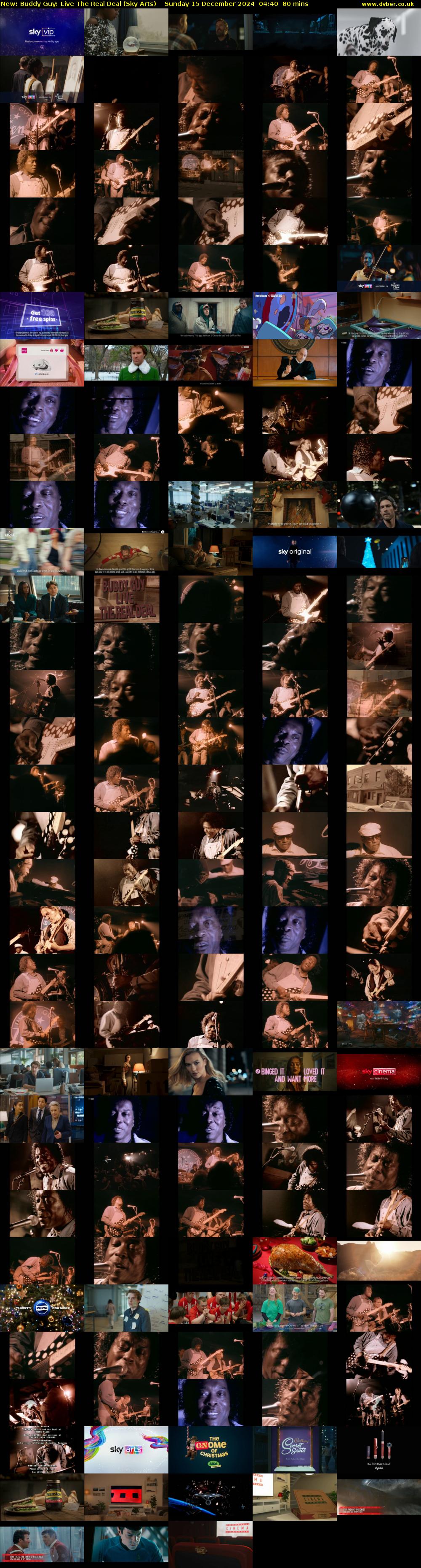Buddy Guy: Live The Real Deal (Sky Arts) Sunday 15 December 2024 04:40 - 06:00