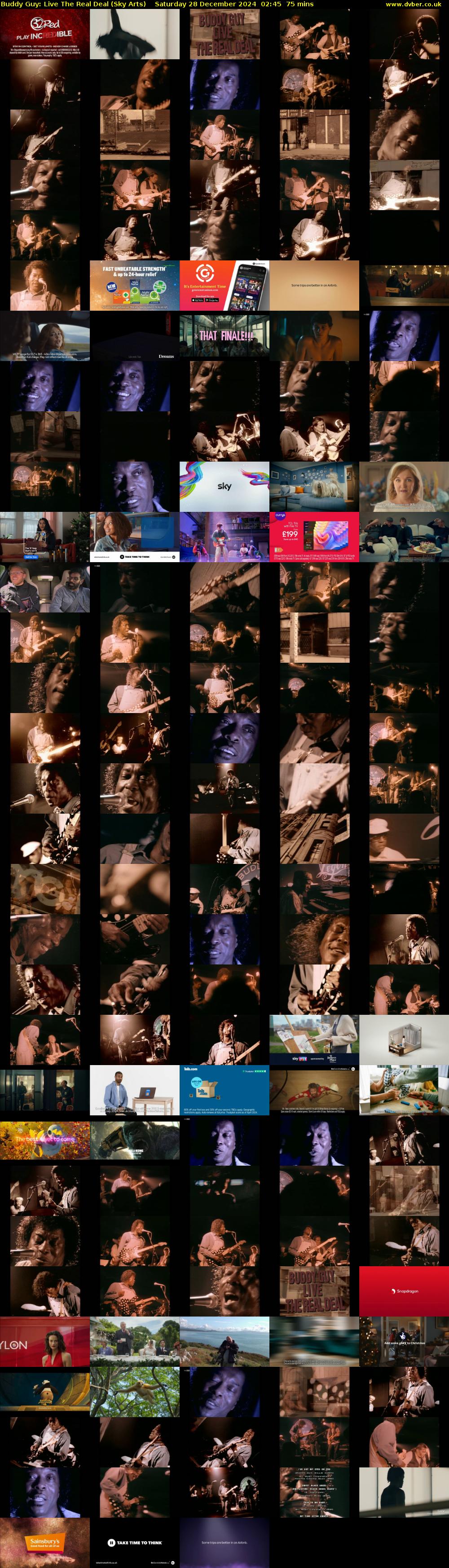 Buddy Guy: Live The Real Deal (Sky Arts) Saturday 28 December 2024 02:45 - 04:00
