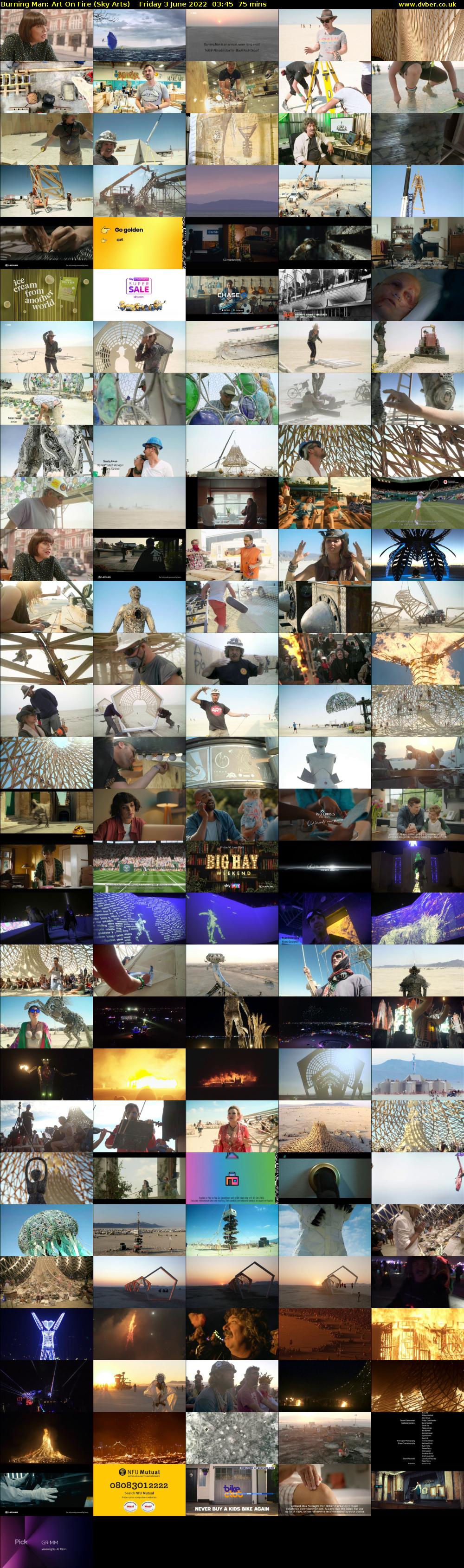 Burning Man: Art On Fire (Sky Arts) Friday 3 June 2022 03:45 - 05:00