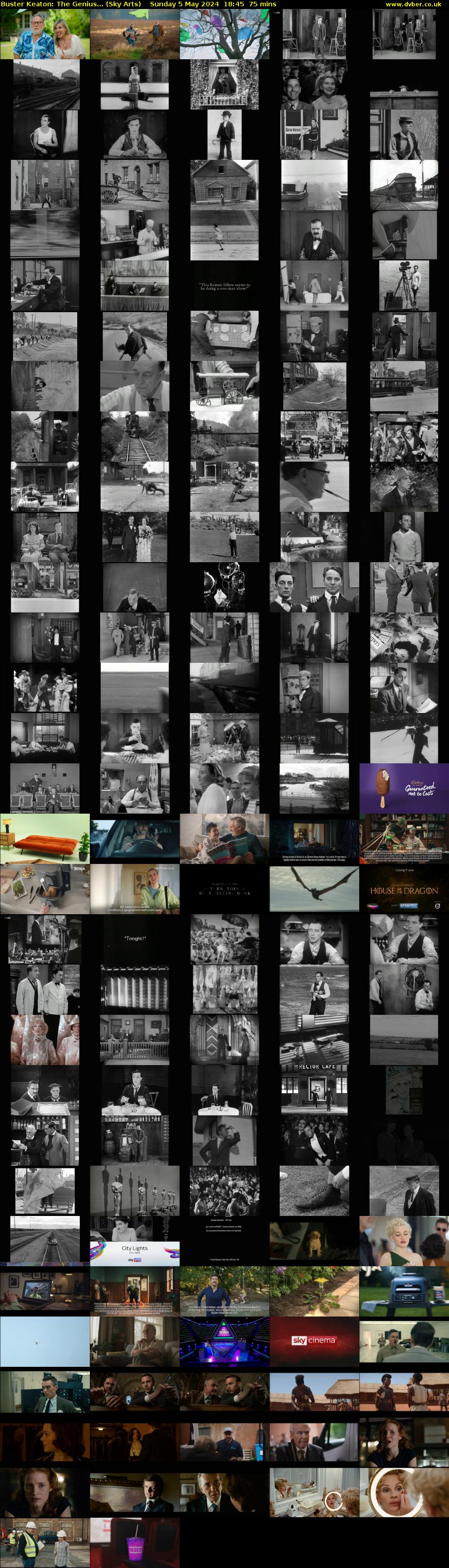 Buster Keaton: The Genius... (Sky Arts) Sunday 5 May 2024 18:45 - 20:00