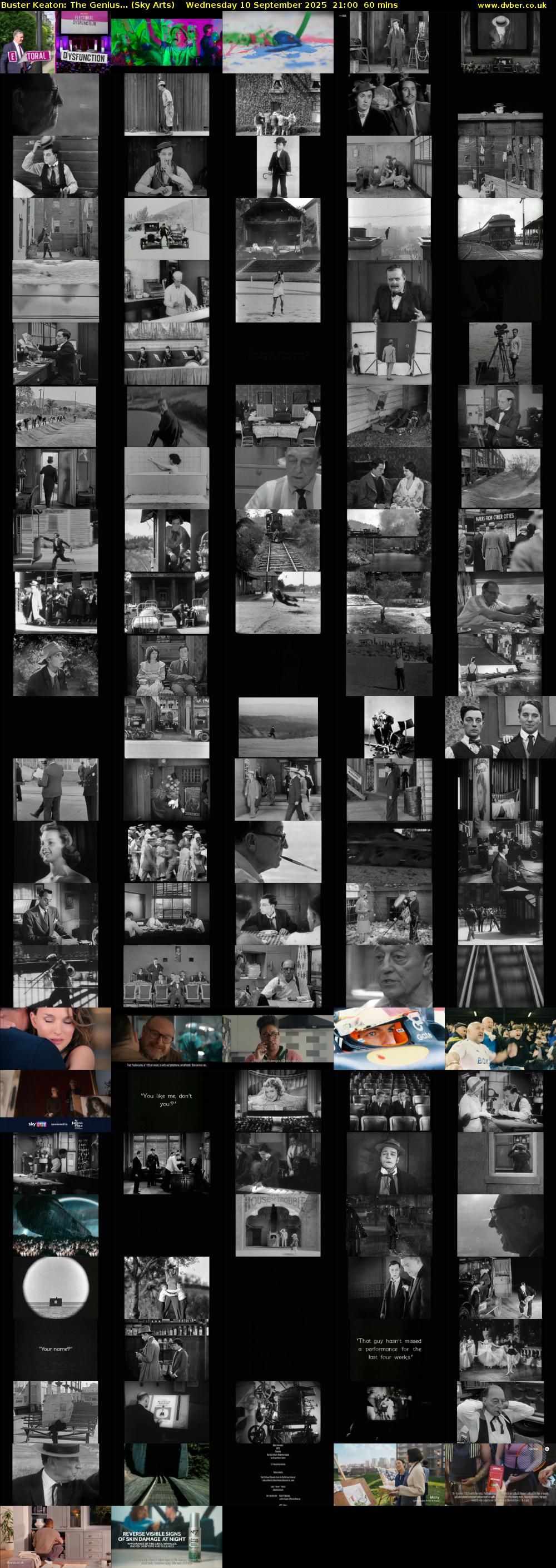 Buster Keaton: The Genius... (Sky Arts) Wednesday 10 September 2025 21:00 - 22:00