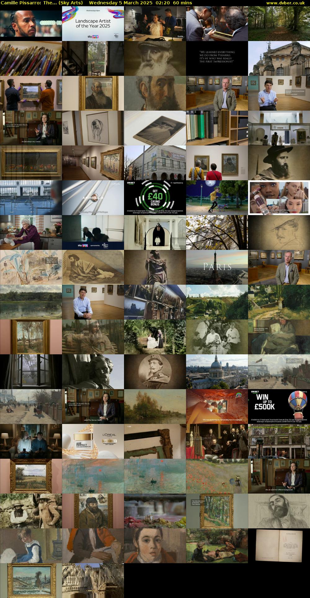 Camille Pissarro: The... (Sky Arts) Wednesday 5 March 2025 02:20 - 03:20