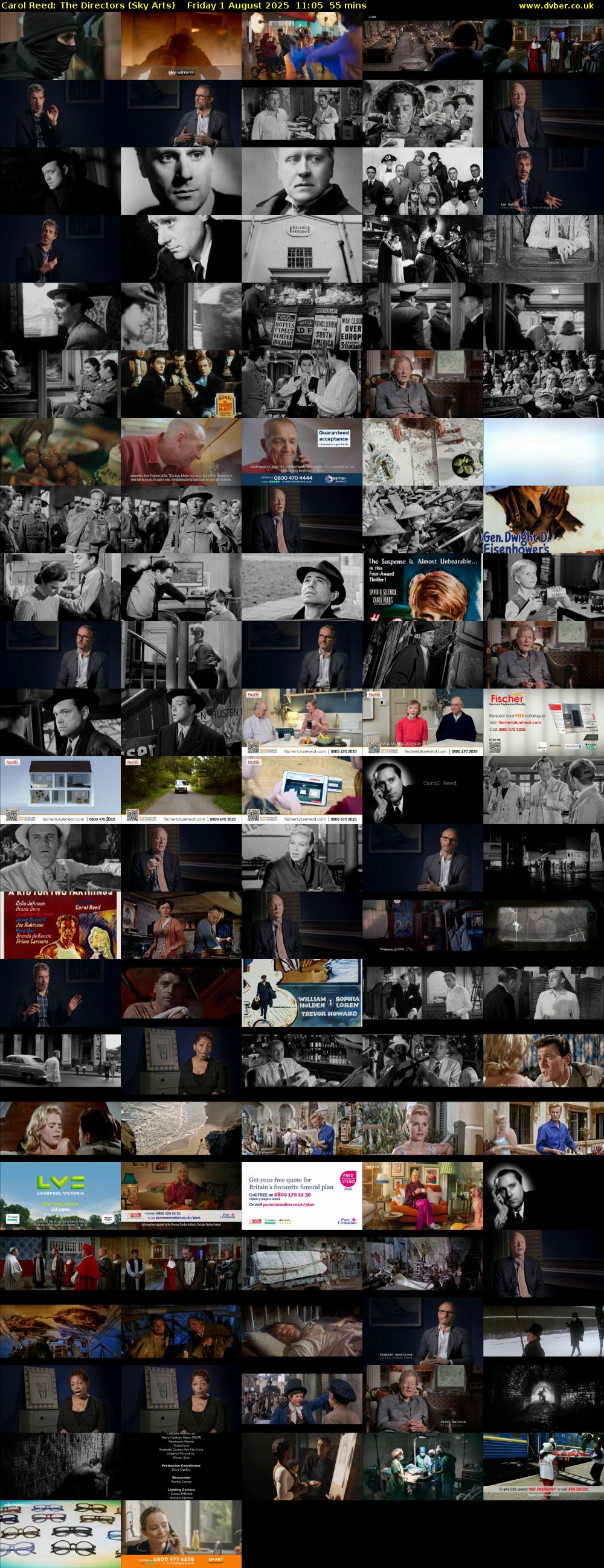 Carol Reed: The Directors (Sky Arts) Friday 1 August 2025 11:05 - 12:00