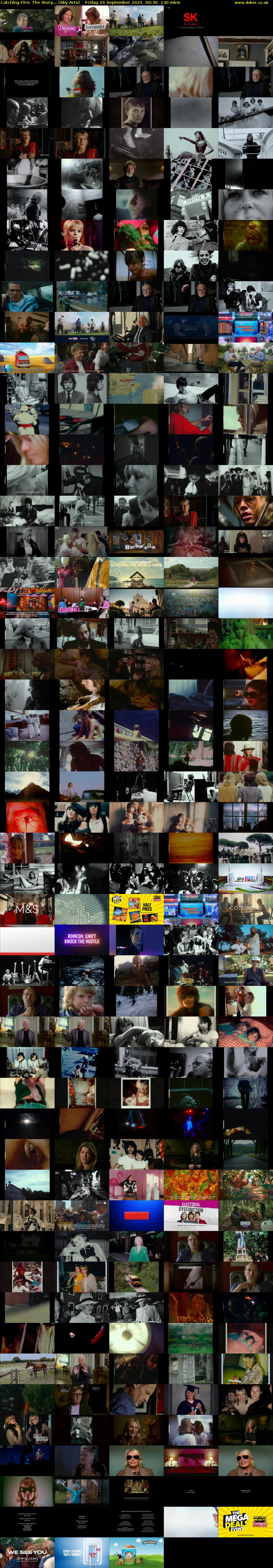 Catching Fire: The Story... (Sky Arts) Friday 26 September 2025 00:30 - 02:40