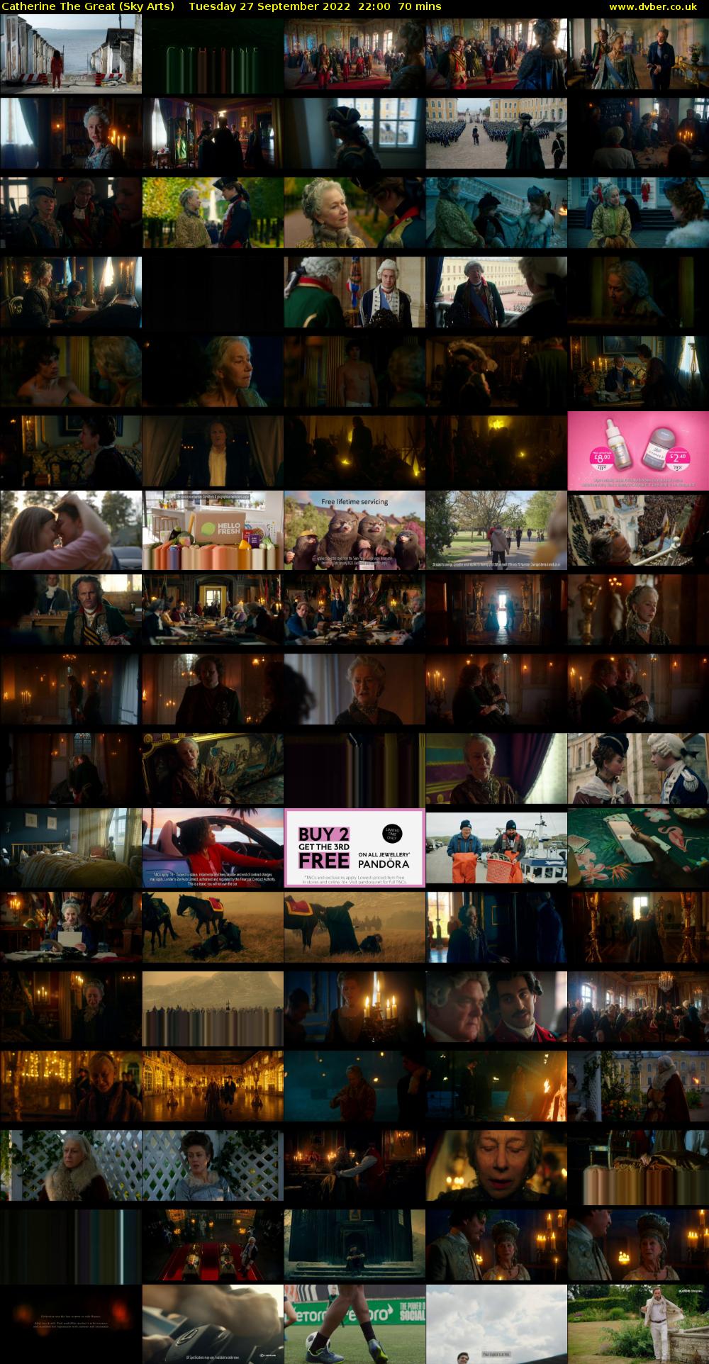 Catherine The Great (Sky Arts) Tuesday 27 September 2022 22:00 - 23:10