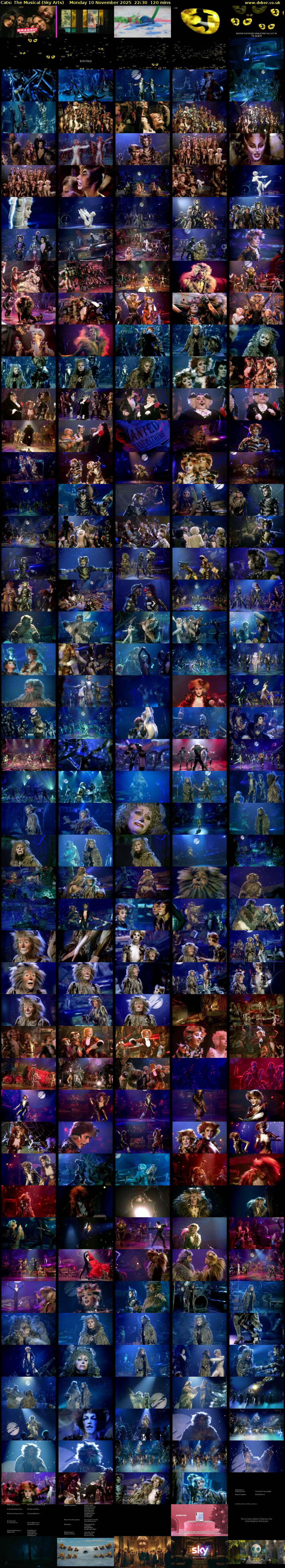 Cats: The Musical (Sky Arts) Monday 10 November 2025 22:30 - 00:30