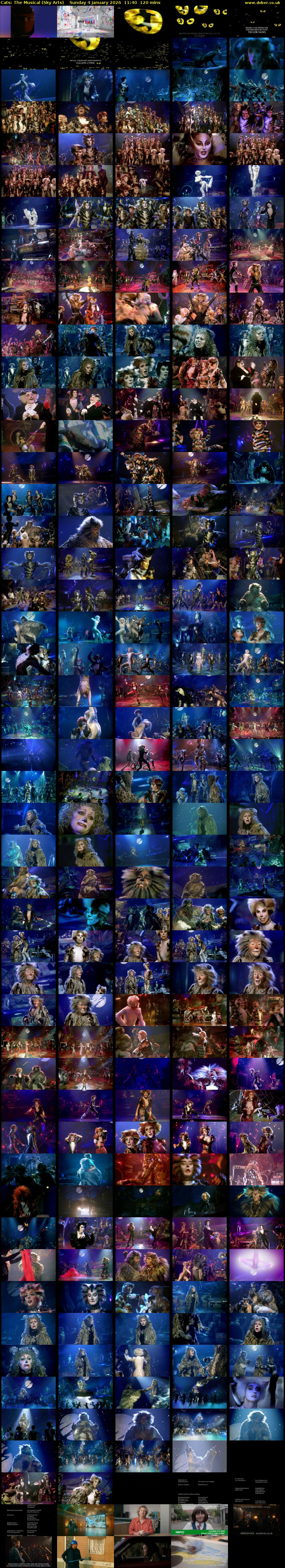 Cats: The Musical (Sky Arts) Sunday 4 January 2026 11:40 - 13:40