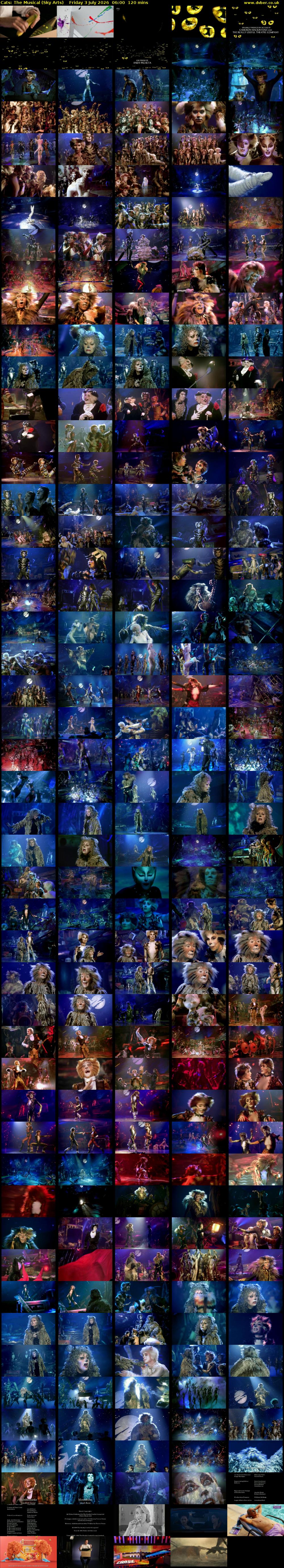 Cats: The Musical (Sky Arts) Friday 3 July 2026 06:00 - 08:00