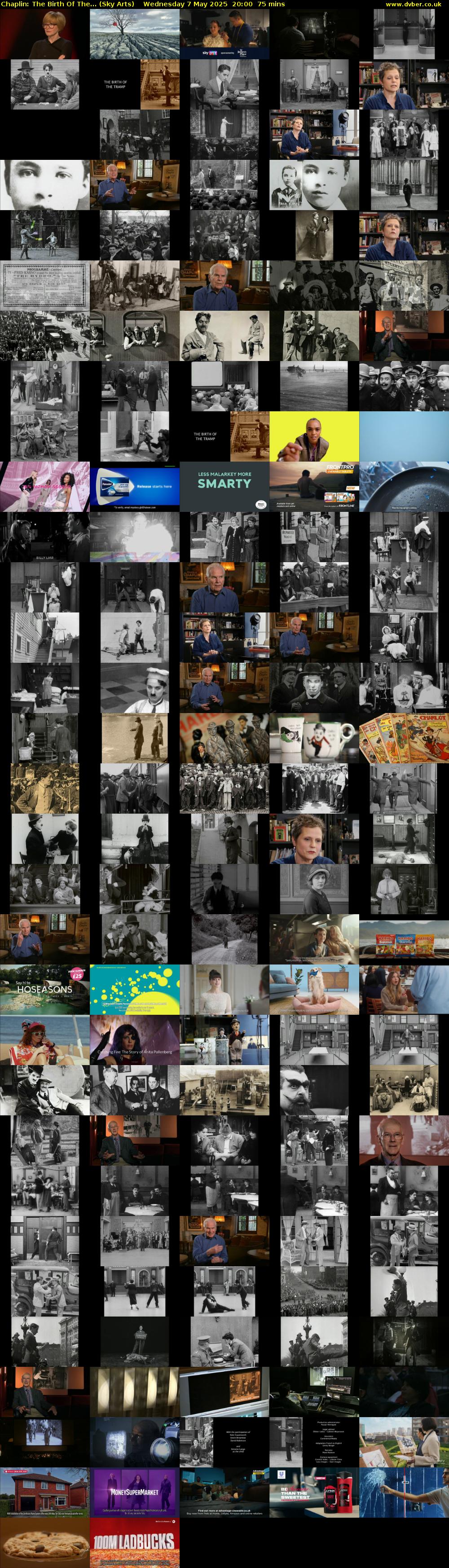 Chaplin: The Birth Of The... (Sky Arts) Wednesday 7 May 2025 20:00 - 21:15