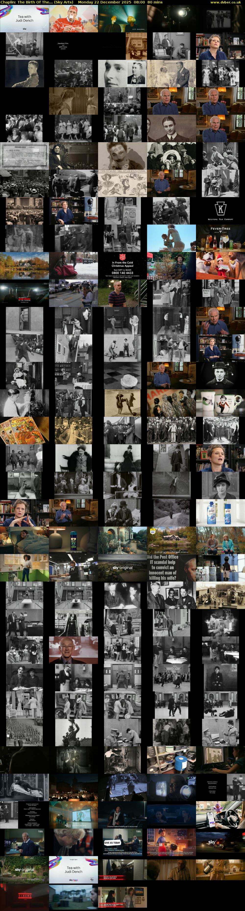 Chaplin: The Birth Of The... (Sky Arts) Monday 22 December 2025 08:00 - 09:20