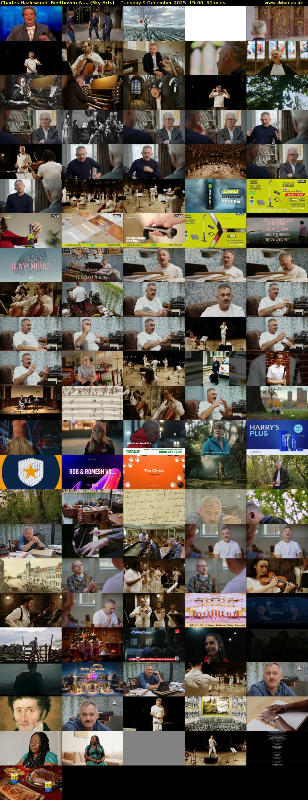 Charles Hazlewood: Beethoven & ... (Sky Arts) Tuesday 9 December 2025 15:00 - 16:00