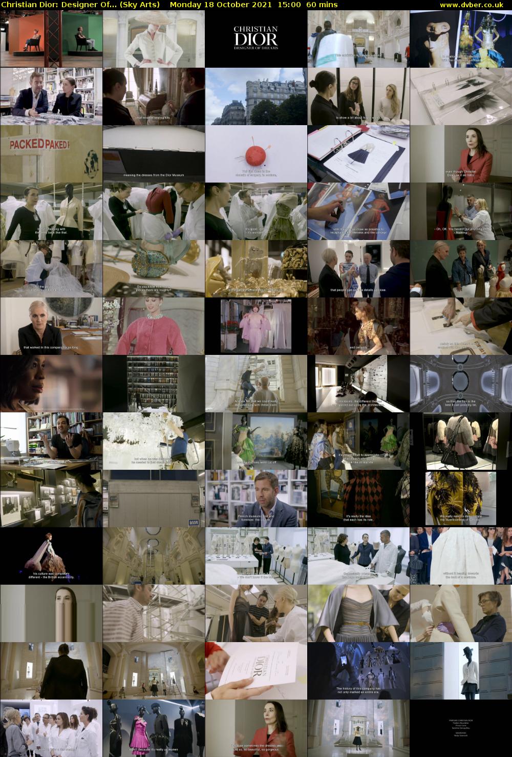 Christian Dior: Designer Of... (Sky Arts) Monday 18 October 2021 15:00 - 16:00