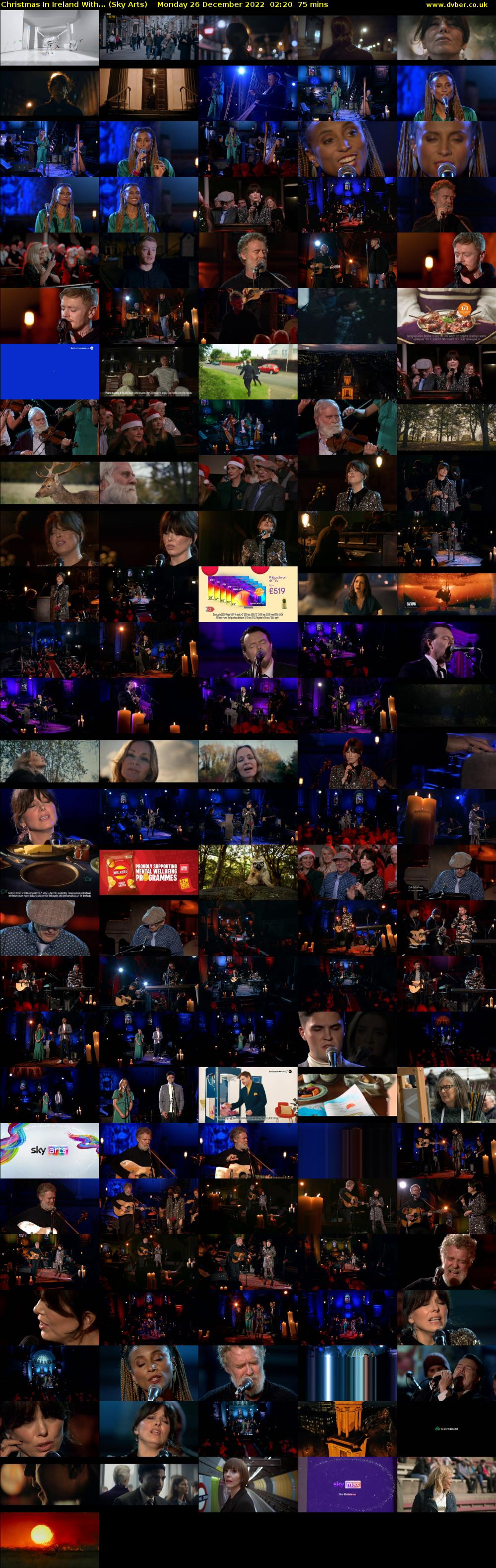 Christmas In Ireland With... (Sky Arts) Monday 26 December 2022 02:20 - 03:35