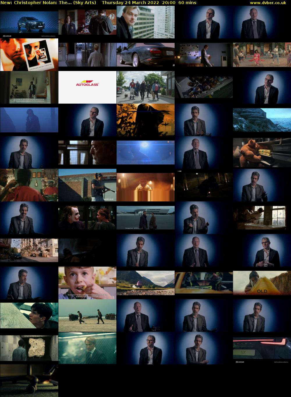 Christopher Nolan: The... (Sky Arts) Thursday 24 March 2022 20:00 - 21:00