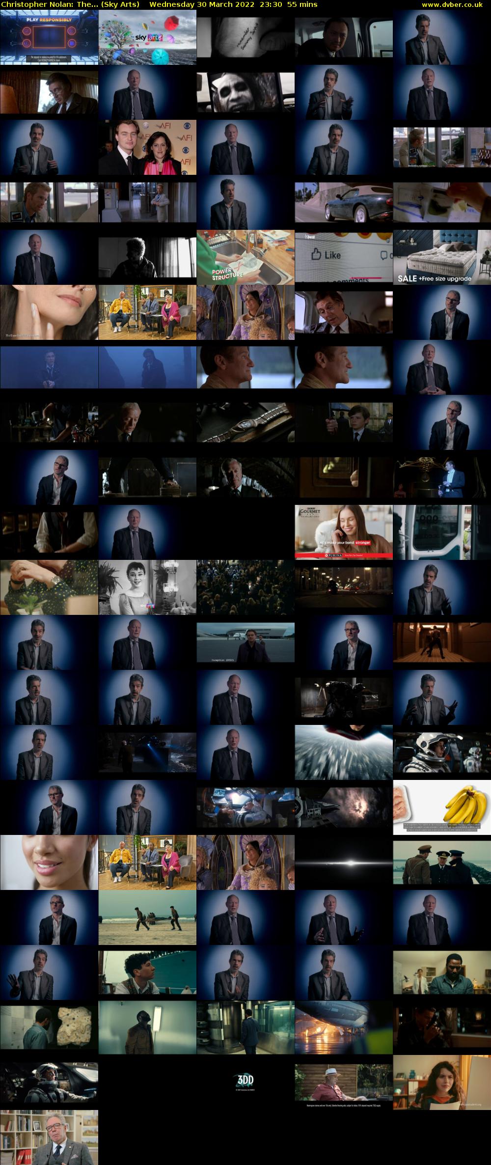 Christopher Nolan: The... (Sky Arts) Wednesday 30 March 2022 23:30 - 00:25