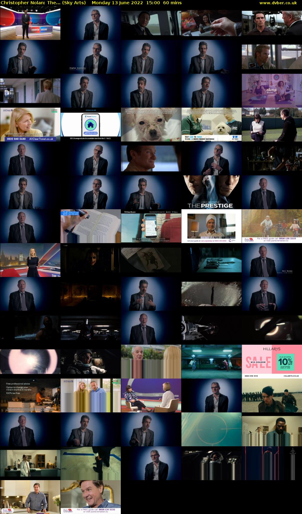 Christopher Nolan: The... (Sky Arts) Monday 13 June 2022 15:00 - 16:00