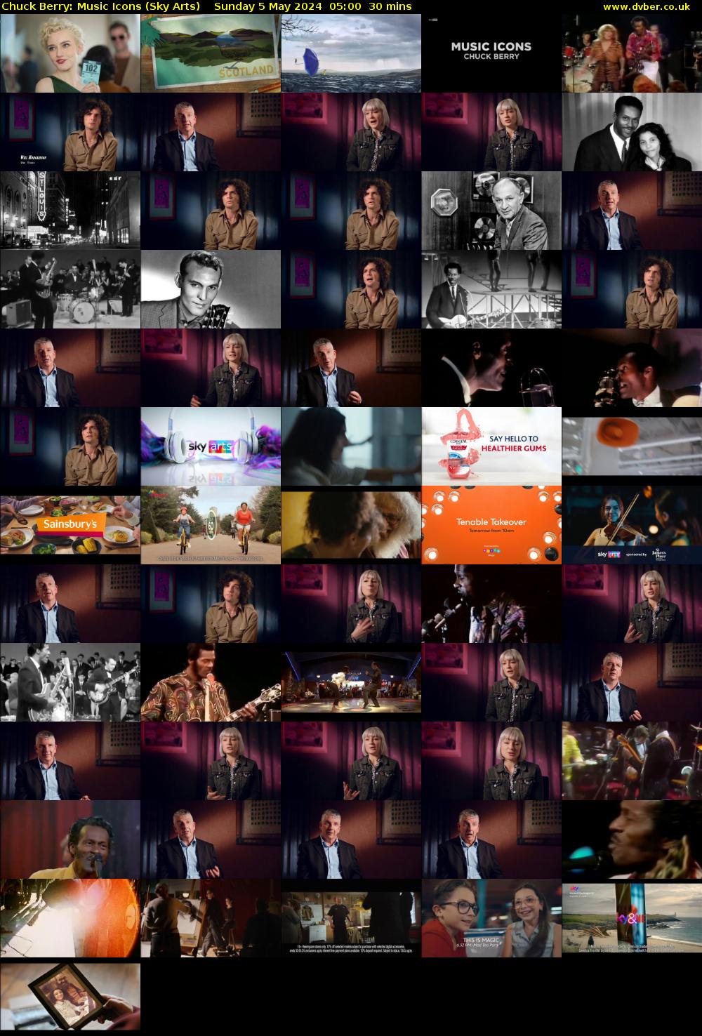 Chuck Berry: Music Icons (Sky Arts) Sunday 5 May 2024 05:00 - 05:30