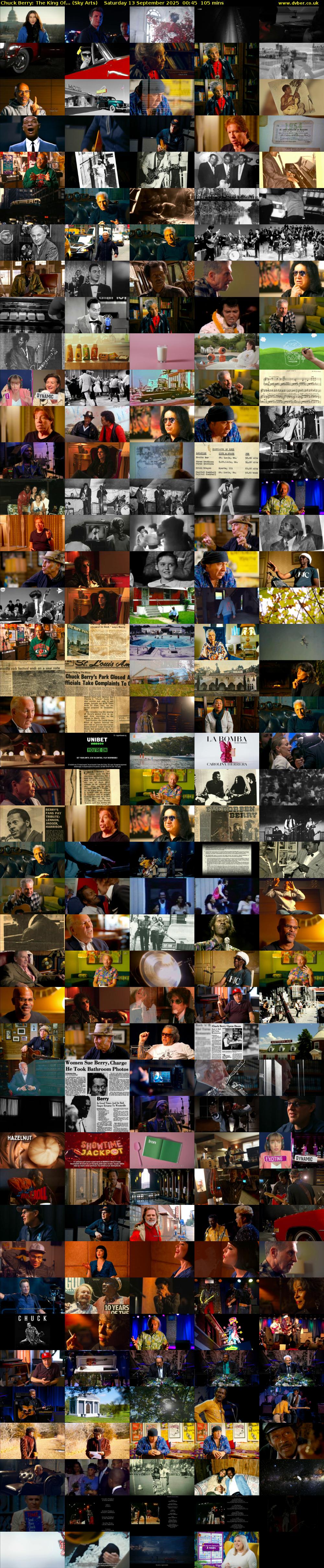 Chuck Berry: The King Of... (Sky Arts) Saturday 13 September 2025 00:45 - 02:30