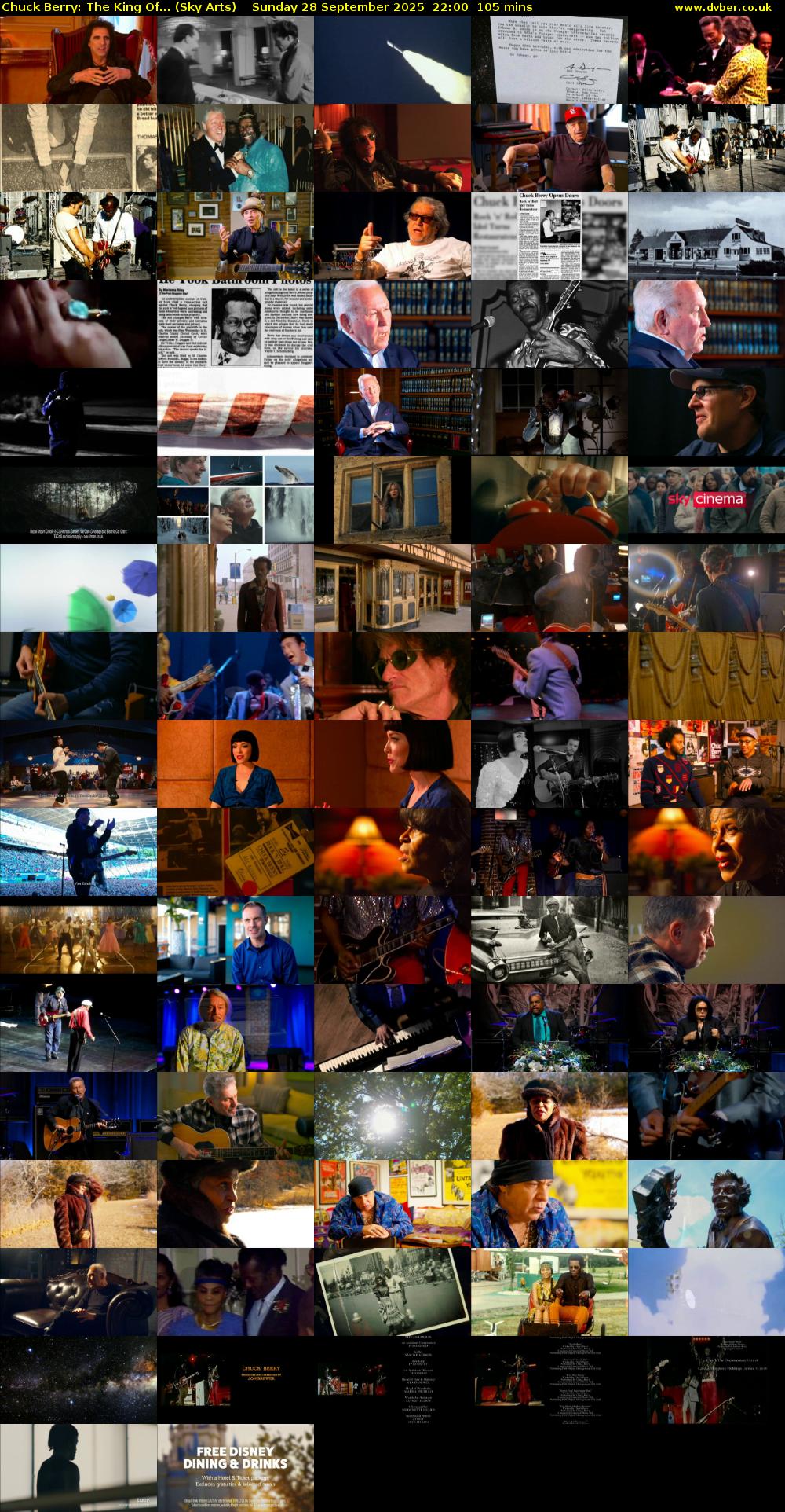 Chuck Berry: The King Of... (Sky Arts) Sunday 28 September 2025 22:00 - 23:45
