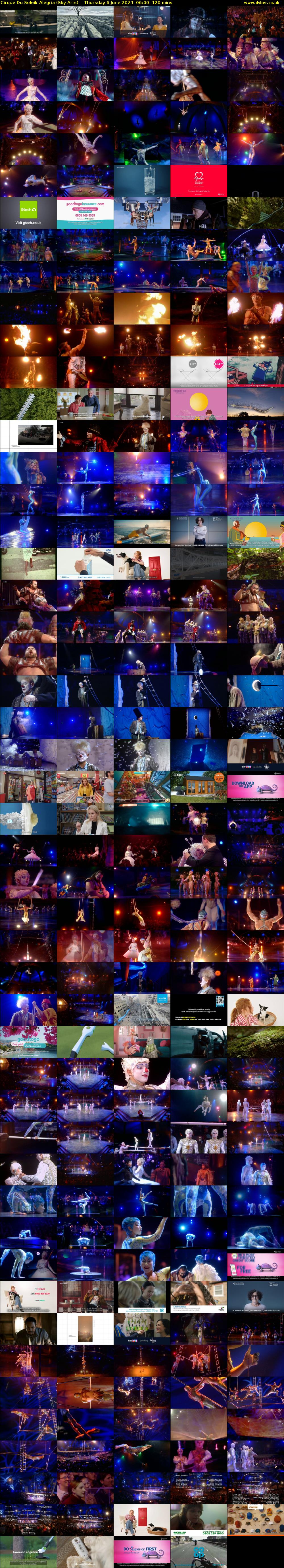 Cirque Du Soleil: Alegria (Sky Arts) Thursday 6 June 2024 06:00 - 08:00