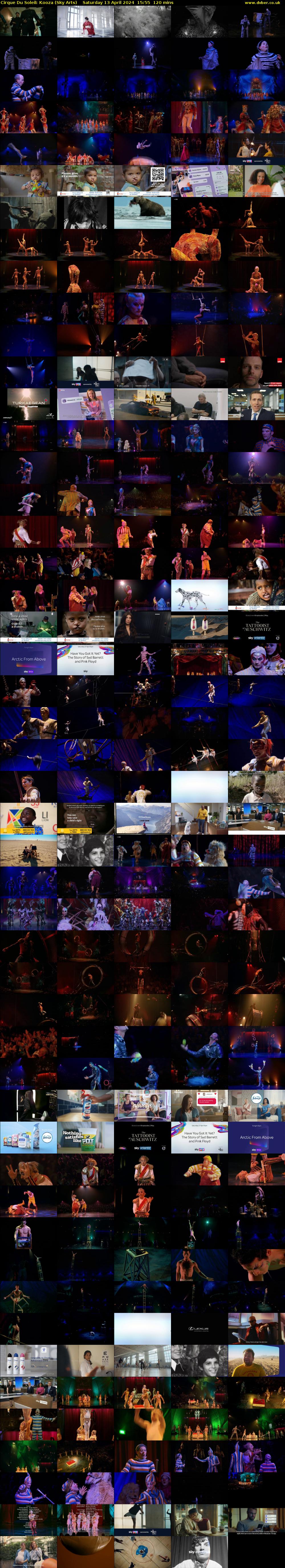 Cirque Du Soleil: Kooza (Sky Arts) Saturday 13 April 2024 15:55 - 17:55