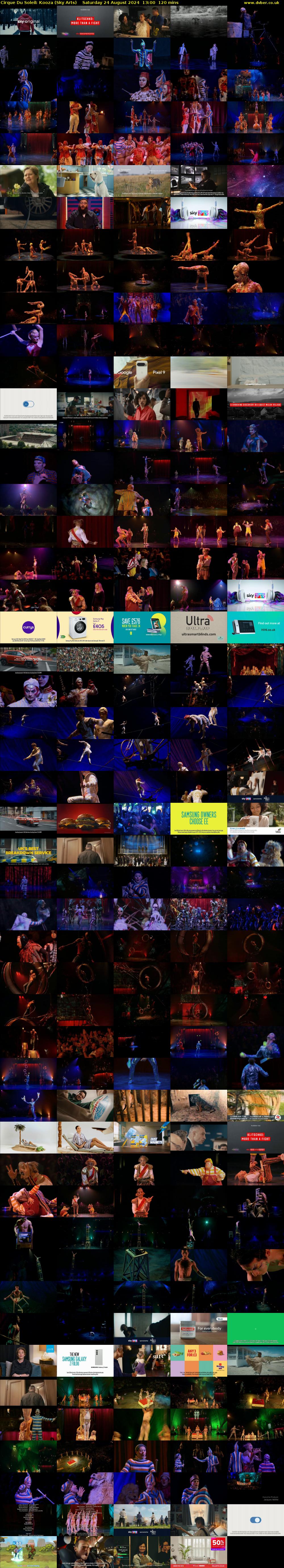 Cirque Du Soleil: Kooza (Sky Arts) Saturday 24 August 2024 13:00 - 15:00
