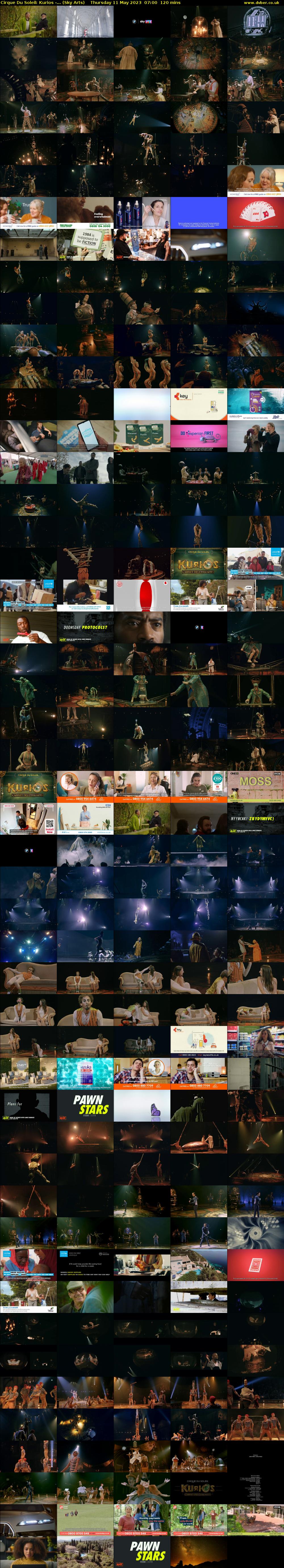 Cirque Du Soleil: Kurios -... (Sky Arts) Thursday 11 May 2023 07:00 - 09:00