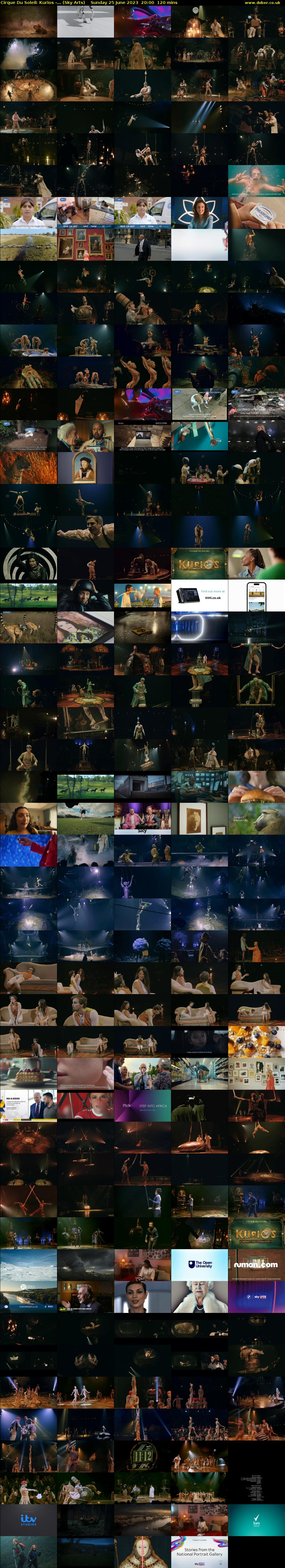 Cirque Du Soleil: Kurios -... (Sky Arts) Sunday 25 June 2023 20:00 - 22:00