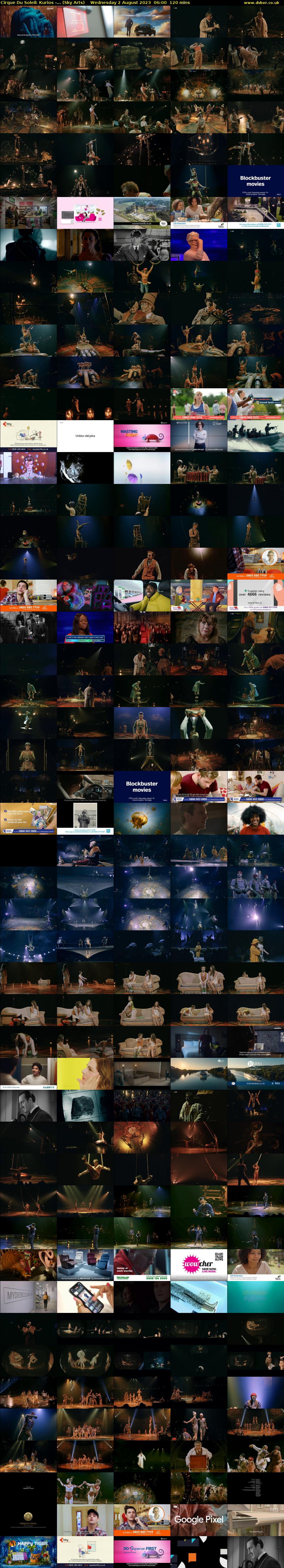 Cirque Du Soleil: Kurios -... (Sky Arts) Wednesday 2 August 2023 06:00 - 08:00