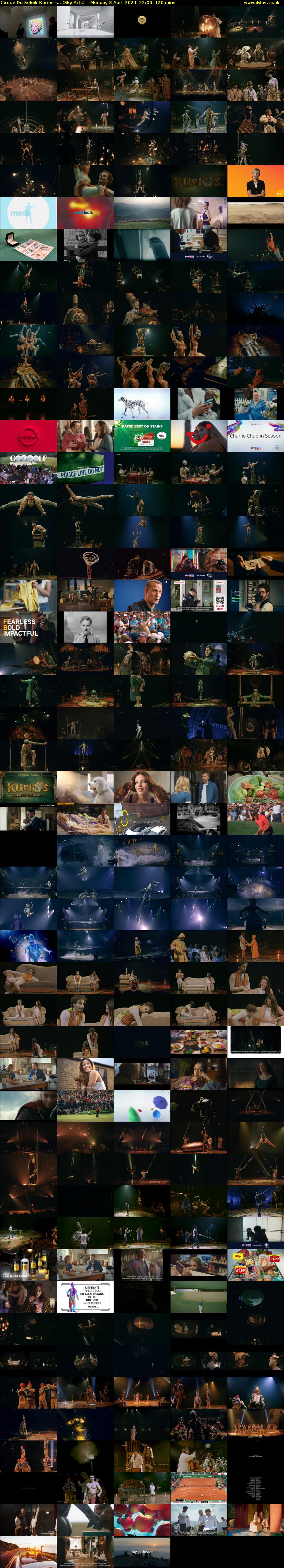 Cirque Du Soleil: Kurios -... (Sky Arts) Monday 8 April 2024 22:00 - 00:00